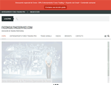 Tablet Screenshot of fxconsultingservice.com